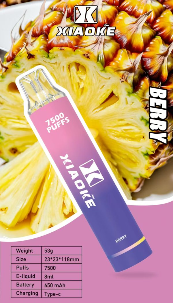 【XIAOKE 梟客】🪄拋棄式🍬 一次性霧化商品 7500口 (可充電)：圖片 6